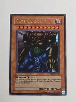 Yu-Gi-Oh! RP01-EN023 Gate Guardian (2008 Original) - Ultra Rare - NEAR MINT - Image 1