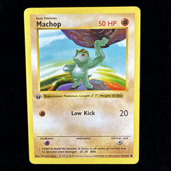 Machop 1st Edition Shadowless 1999 Pokemon Card Base Set 52/102 NM! - Image 1