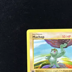 Machop 1st Edition Shadowless 1999 Pokemon Card Base Set 52/102 NM! - Image 3