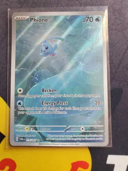 Phione Illustration Rare 175/167 Twilight Masquerade Pokemon Card NM - Image 1