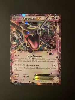 Pokemon TCG Rayquaza EX Deoxys Holo Rare Card #XY69 Promo - Image 1