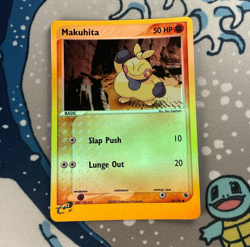 Makuhita 56/109 Reverse Holo EX Ruby & Sapphire Pokemon Card Vintage 2003 NM/LP - Image 1