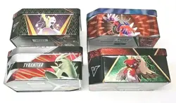Lot Of Four Empty Pokemon Card Game Tins - TINS ONLY, NO CARDS - Image 2