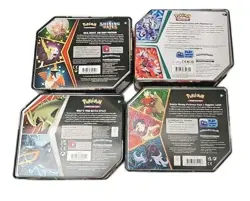 Lot Of Four Empty Pokemon Card Game Tins - TINS ONLY, NO CARDS - Image 3