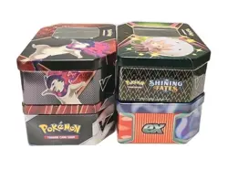Lot Of Four Empty Pokemon Card Game Tins - TINS ONLY, NO CARDS - Image 4