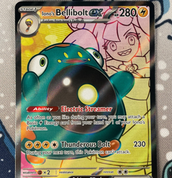 Iono's Bellibolt ex 172/159 Full Art Holo SV Journey Together Pokemon Card NM - Image 2