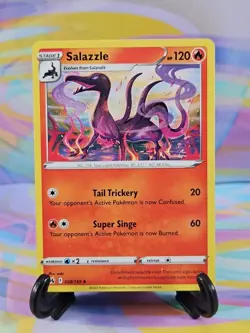 Pokemon TCG Crown Zenith Card | Salazzle 028/159 Uncommon - Image 1