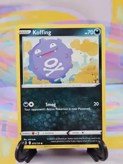 Pokemon TCG Crown Zenith Card | Koffing 075/159 Common - Image 1