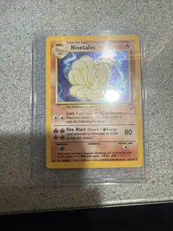 Pokemon TCG Ninetales Holo Unlimited Holo Rare Card Base Set 13/130 - Image 1