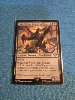MTG LOTR Witch King Bringer of Ruin #293 Lord of the Rings Magic the Gathering - Image 1