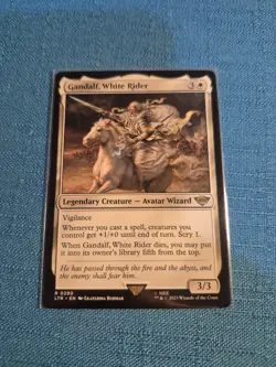 MTG LOTR Gandalf White Rider #290 Lord of the Rings Magic the Gathering - Image 1