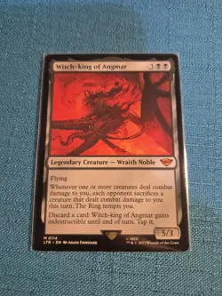 MTG LOTR Witch King of Angmar #114 Lord of the Rings Magic the Gathering - Image 1