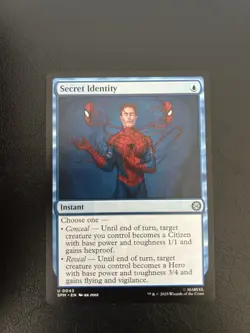 Secret Identity - MTG: Marvel's Spider-Man Regular Uncommon 43 - Image 1