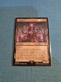 MTG LOTR Sauron the Necromancer #106 Lord of the Rings Magic the Gathering - Image 1