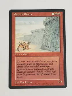 MTG Wall of Stone (Italian Revised (BB)/Red/U) - BGM - Image 1