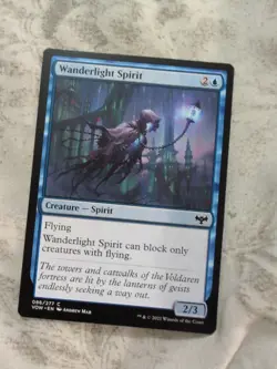 2021 MTG Wanderlight Spirit #086 E Crimson Vow Common Magic Card - Image 1