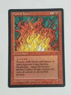 MTG Wall of Fire (Italian Revised (BB)/Red/U) - BGM - Image 1
