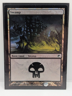 MTG Swamp (238) Scars of Mirrodin Foil NM - Image 1