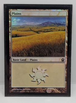 MTG Plains (231) Theros Foil NM - Image 1
