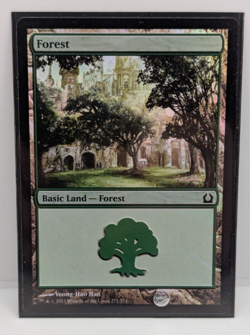 MTG Forest (271) Return to Ravnica Foil NM - Image 1