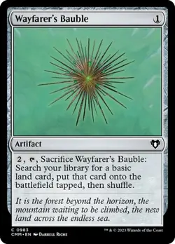 2x Wayfarer's Bauble CMM NM MTG - Image 1