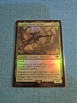 MTG LOTR Legolas Master Archer 💥 FOIL PROMO 💥 #173 Lord of the Rings Magic - Image 1