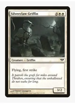 Silverclaw Griffin | DKA | Flying First Strike | MTG Pauper EDH | Lightly Played - Image 1