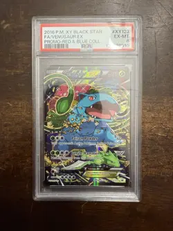 2016 Pokemon XY Black Star Promo Full Art Venusaur EX XY123 PSA 6 New Cert - Image 1