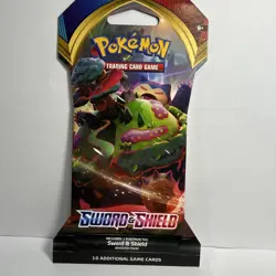 Sword and Shield - Sleeved Booster Pack - Factory Sealed - Pokemon - Random Art - Image 1