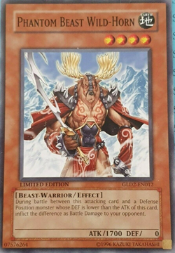 YuGiOh! - Phantom Beast Wild-Horn - Limited Edition - Common - Image 1