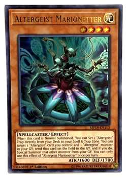 YuGiOh MP18‑EN113 Altergeist Marionetter 1st Ed Ultra Rare - Image 1