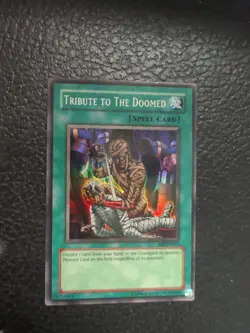 Yugioh Tribute to the Doomed MRD-E057 Super (NM) - Image 1