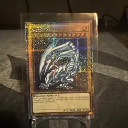 YUGIOH • BLUE-EYES WHITE DRAGON • MP24-EN001 • 1st EDITION • QCR • NEAR MINT - Image 1