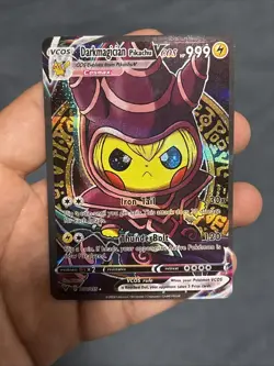 Pikachu Dark Magician Yugioh Cosplay Cute Doujin ACG HOLO Card - Near Mint C. - Image 3