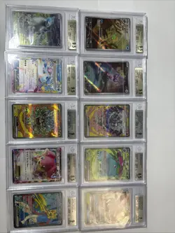 Pokemon 10 Card All Beckett Bgs Graded Slab Lot ! #18 - Image 1