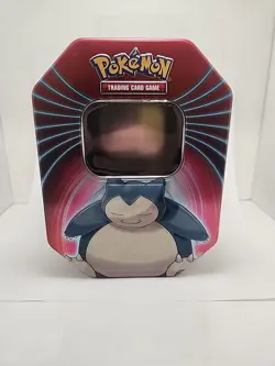 Pokemon TCG Snorlax Knockout Collectors Tin Empty Mimikyu Darkrai EMPTY NO CARDS - Image 1