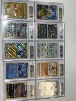 Pokemon 10 Card All Beckett Bgs Graded Slab Lot!! #19 - Image 1