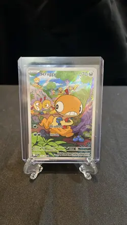 Scraggy AR 136/086 SV11W White Flare Holo Japanese Pokemon Card TCG - Image 1