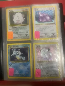 Vtg Pokemon Card Collection Lot Base Set Binder Holos WOTC MP-DMG Lot#1 - Image 2