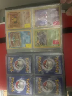 Vtg Pokemon Card Collection Lot Base Set Binder Holos WOTC MP-DMG Lot#1 - Image 4