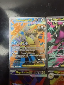 Mega Evolution EX FA Lot of Fresh Pulled Pokemon TCG Cards - 156, 162, 163, 164 - Image 2