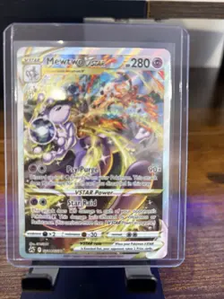 Pokemon Mewtwo VSTAR TCG Ultra Rare Card GG44/GG70 Crown Zenith Galarian Gallery - Image 2