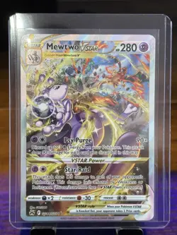 Pokemon Mewtwo VSTAR TCG Ultra Rare Card GG44/GG70 Crown Zenith Galarian Gallery - Image 5