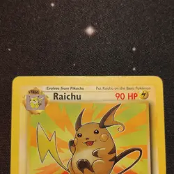 1999 Pokemon Fossil Set Raichu 29/62 1st Edition Rare Non-Holo Card - Image 4