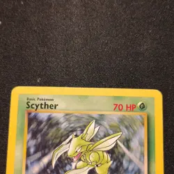 Pokemon Scyther TCG Jungle Card 26/64 Regular 1st Edition Rare LP - Image 3