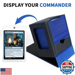 VOXOR MTG Commander Deck Box, Card Deck Box with Commander Display, Fits 100 - Image 2