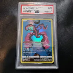 Galarian Moltres SWSH284 Full Art Black Star Promo Pokemon Card PSA 9 - Image 1