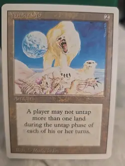 Winter Orb Magic: The Gathering Artifact Card - Image 1