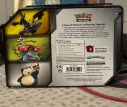 Snorlax & Eevee Tag Team EMPTY Tin Pokemon TCG No Cards Fast Shipping - Image 2
