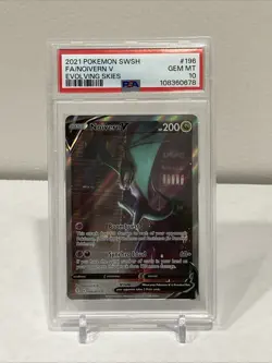 Pokemon Card PSA 10 Gem Mint Noivern V Evolving Skies 2021 Holo 196/203 - Image 1